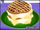 play Grilled Ham Cheese Waffle Sandwiches