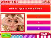 play Quiz - Do You Know Taylor Swift?