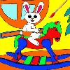 play Christmas Bunny 1 - Rossy Coloring