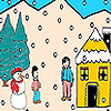 play Forest House Coloring