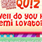 Quiz- Do You Know Demi Lovato?