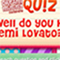play Quiz- Do You Know Demi Lovato?