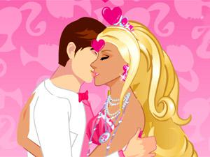 Barbie dating and kissing games