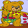 play Hearts And Bear Coloring