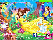play Princess Belle Hidden Letters