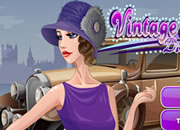 play Vintage Lady. Dress Up