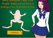 Belle With Frog Dissection