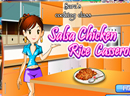 play Salsa Chicken Rice Casserole