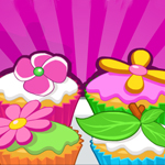 play Flower Garden Cupcakes