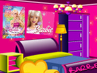 play Barbie Fan Room Decoration