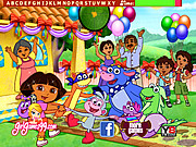 play Dora'S Birthday Hidden Letters