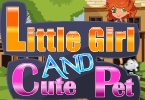 play Little Girl And Cute Pet