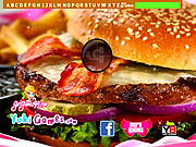 play Bacon Burger Hidden Letters