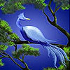 Blue Historic Bird Slide Puzzle