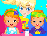 play Polly Twins Babysitter