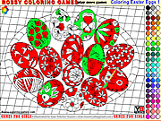 play Coloring Easter Eggs 1 - Rossy Coloring