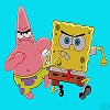 play Spongebob And Patrick In Action
