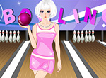 Girl Playing Bowling