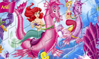 play Princess Ariel Hexagon Puzzle
