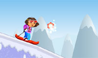 play Dora Ski Jump