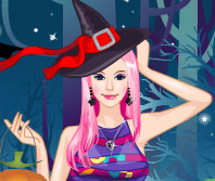 play Witch Girl Dress Up