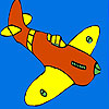 play Little Island Airplane Coloring