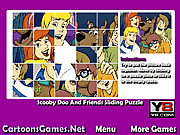 play Scooby Doo And Friends Sliding Puzzle
