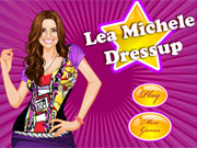 play Lea Michele Dressup