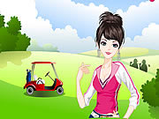 play The Lively Golf Girl Dress Up