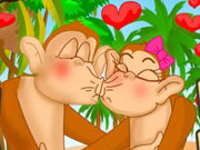 play Cute Monkey Kissing