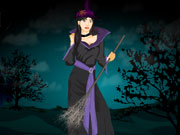 play Spooky Halloween Witch Dress Up
