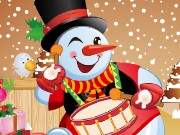 play The Funny Snowman Dress Up