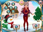 play Winter Circle Scarf Dress Up