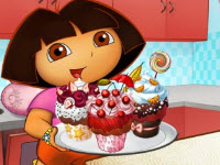 play Dora Tasty Cupcakes
