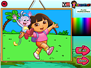 play Dora The Explorer Coloring