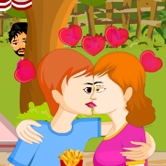 Snack Time Kissing game