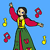 play Alone Singer Coloring