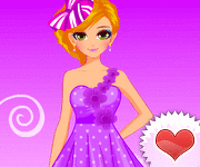 Elegant Purple Girl Makeover game