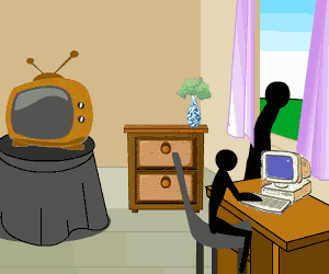 Stickman Death Living Room game