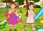 play Twin Kids Dress Up