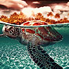 play Giant Ocean Turtles Puzzle