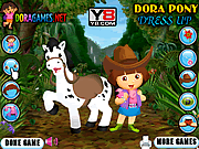 play Dora Pony Dress Up