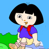 play Dora And Nature Coloring