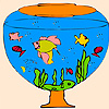 Little Aquarium Fishes Coloring