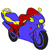 Big Wheel Motorcycle Coloring