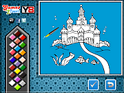 play Ocean Castle Online Coloring