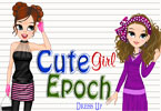 play Cute Girl Epoch Dress Up