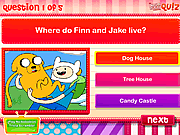play Adventure Time Quiz