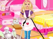 Barbie Cleaning Slacking