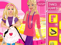 play Barbie Cleaning Slacking
